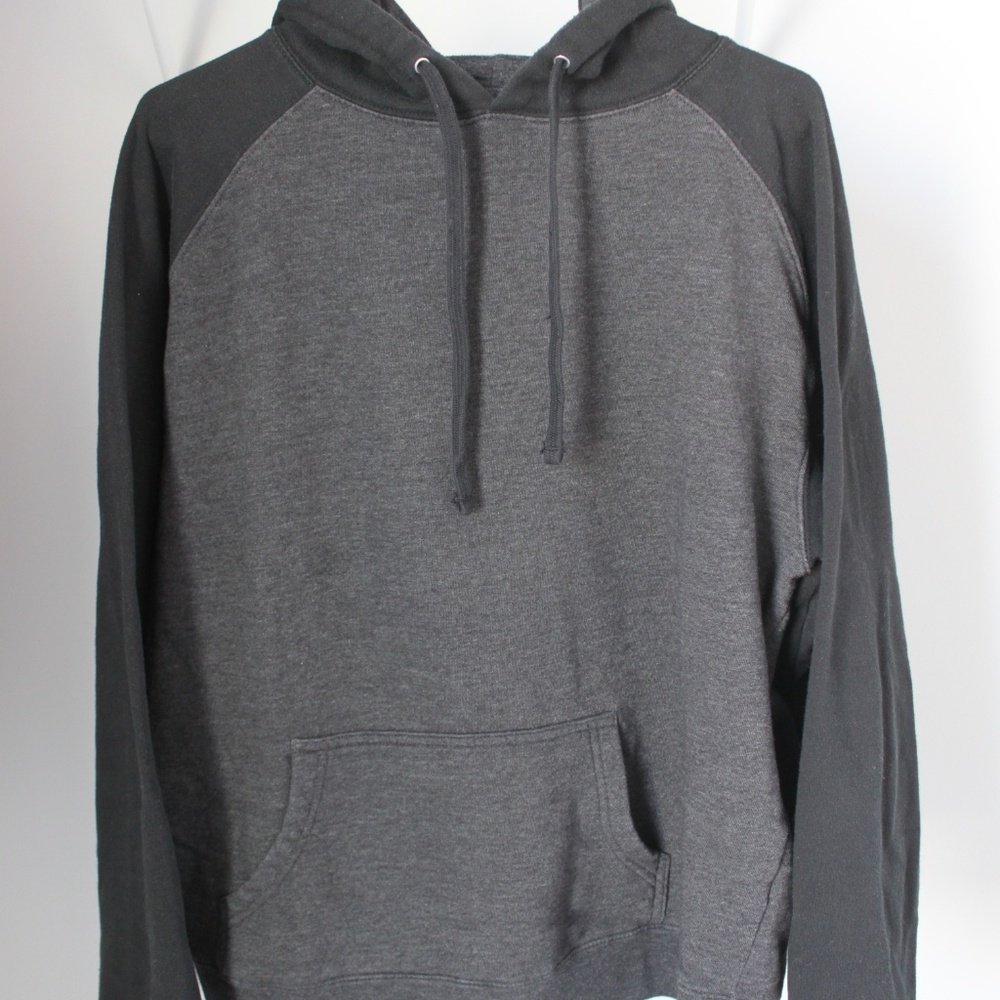 Black and Gray Hoodie. Size L